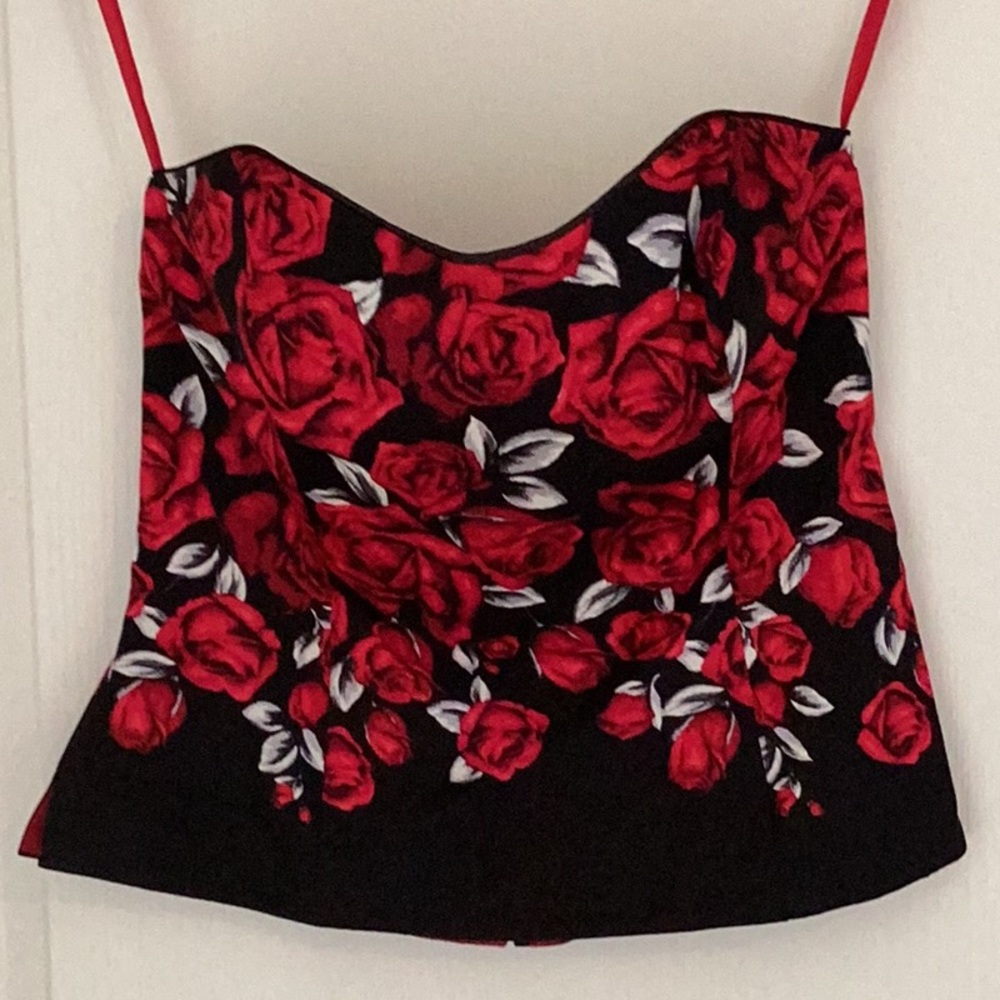 White House Black Market Bustier And Cardigan Combo View 2